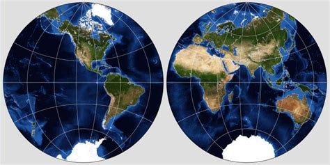 Stereographic Projection Map