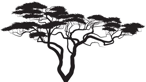 Silhouette Tree Royalty-free Clip art - Exotic Tree Silhouette PNG Clip Art Image png download ...