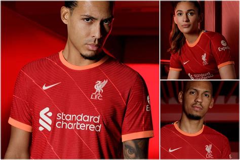 Liverpool FC reveal new 2021/22 home kit - made from 100% recycled ...