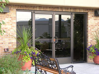 Commercial Exterior Double Glass Doors - Sunnyclan
