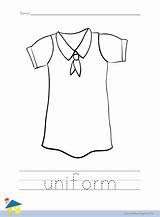 Uniform Coloring Worksheet – The Learning Site sketch template