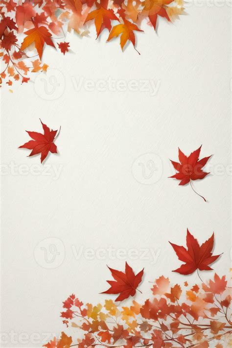 Background with Watercolor Fall Leaves 30009354 Stock Photo at Vecteezy