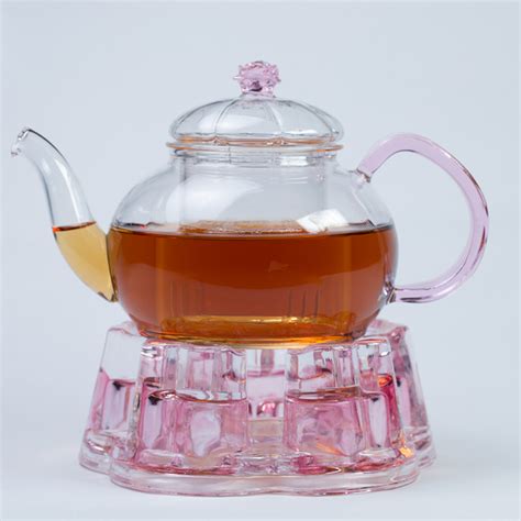 Glass Teapot with Infuser and Warmer - Tea Cottage SG