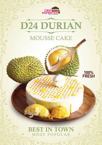 D24 premium durian cake (best seller) | CAKEINSPIRATION SG