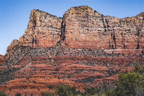 Brown Rock Formation Under Blue Sky · Free Stock Photo