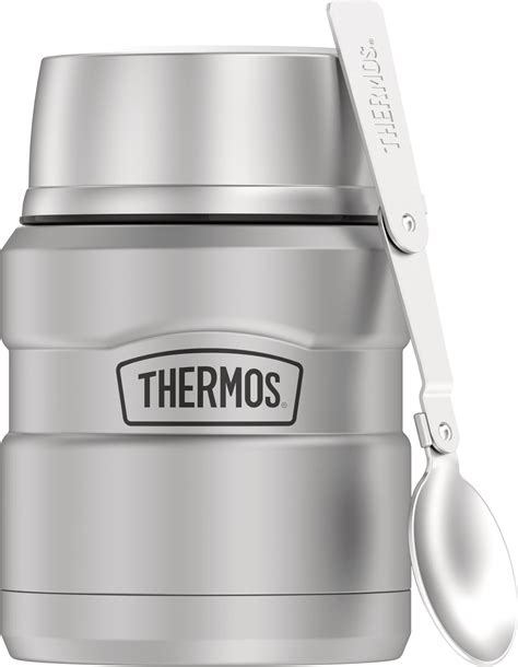 Buy THERMOS Stainless King Vacuum-Insulated Food Jar with Spoon, 16 ...