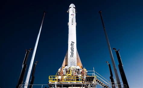 Relativity Space's first 3D-printed rocket goes vertical for launch debut