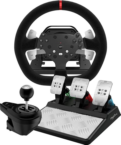 Buy PXN V10 Gaming Steering Wheel with Pedals and Shifter - Force Feedback Racing Wheel, 270 ...