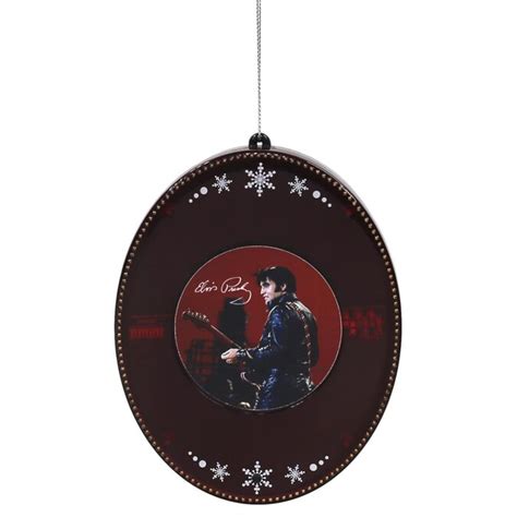 ELVIS Musical Ornament with Color Changing LED Lights in the Christmas Ornaments department at ...