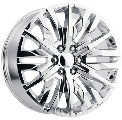 22 x9" inch GMC Sierra 1500 OE Replica Wheels Chrome 2019 Sierra Denali Rims