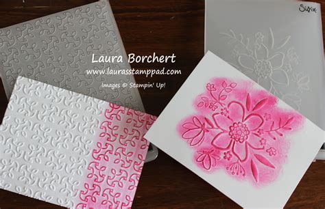 How to on Layering Embossing Folders in the Big Shot!!! | Embossing folders, Stampin up catalog ...