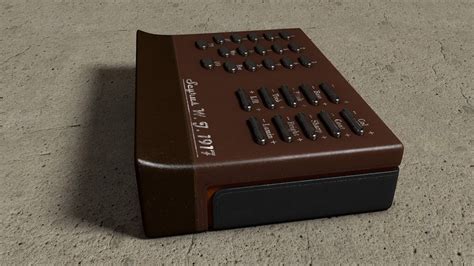 Old Vintage TV Remote Control 3D Model $19 - .c4d .obj - Free3D