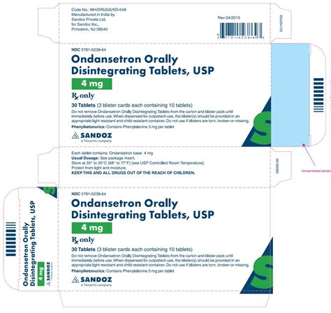 ONDANSETRON 4MG ODT - RX Products