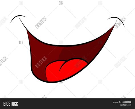 Cartoon Smile, Mouth Vector & Photo (Free Trial) | Bigstock