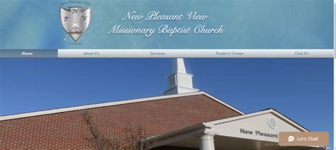 NEW PLEASANT VIEW MISSIONARY BAPTIST CHURCH - National Domains, LLC