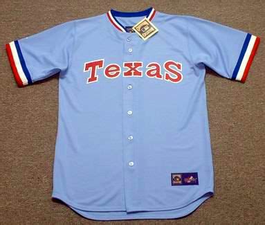 TEXAS RANGERS 1980's Majestic Cooperstown Throwback Baseball Jersey - Custom Throwback Jerseys