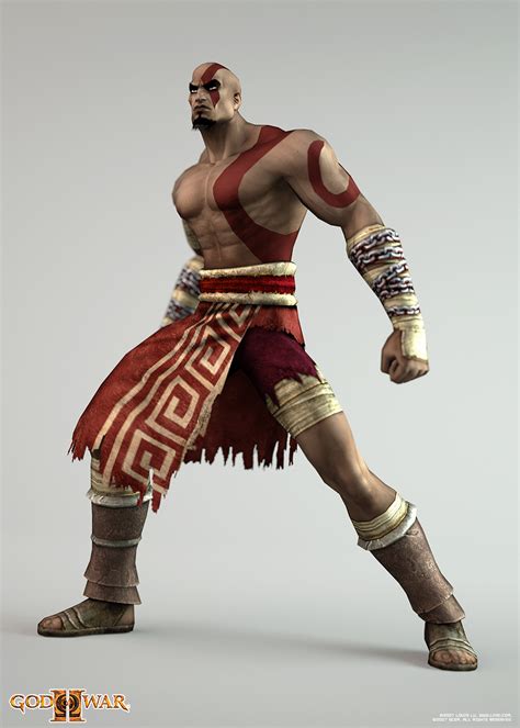 Louis Lu - God of War II - Kratos