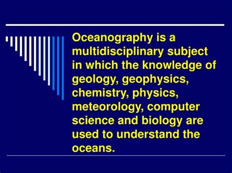 (PDF) BRANCHES OF OCEANOGRAPHY