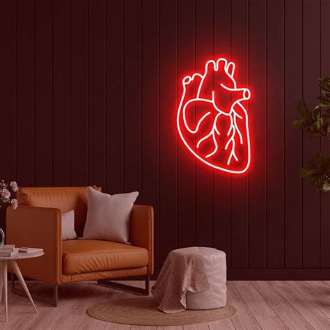 Human Heart Neon Sign