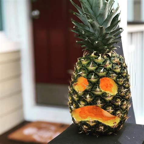 Say Aloha to amazing Pineapple Carving Ideas for Halloween Tropical Decorations - Hike n Dip ...