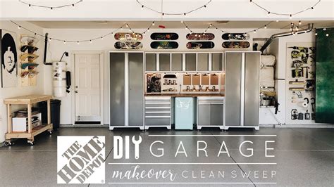 DIY Garage Makeover - YouTube