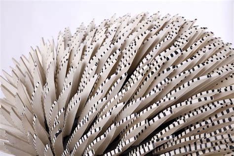 Densely Textured Sculptures Produced From Thousands of Porcelain Spines by Artist Zemer Peled ...