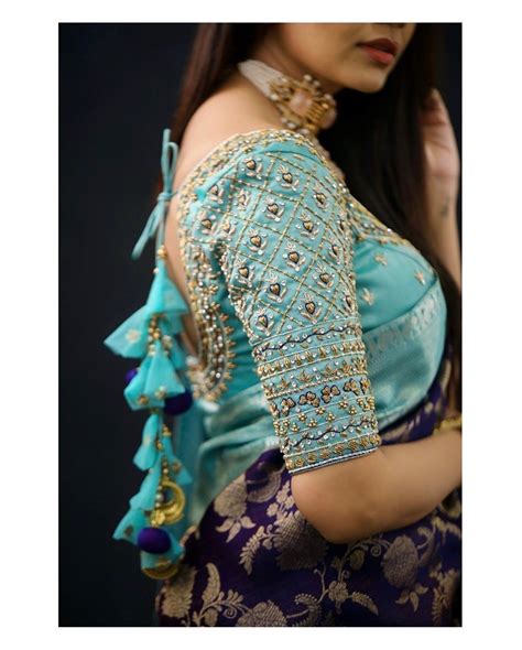 Latest Silk Saree Blouse Designs for South Indian Brides 2023 | Elegant ...