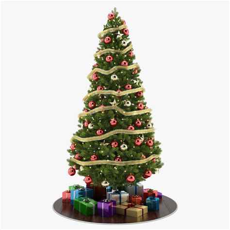 christmas tree 3d c4d