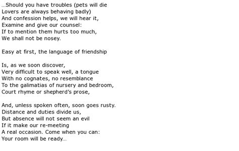 Poems About Friendship