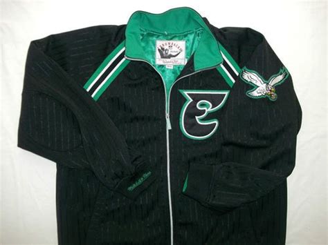 Tempted. Mitchell Ness Philadelphia Eagles Football NFL Throwback Jacket XL 48 New | eBay ...