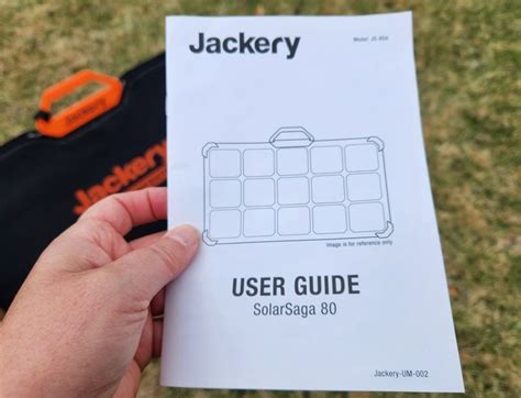 Jackery SolarSaga 80 solar panel user manual | The Barefoot Nomad