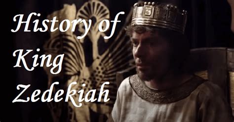 History of King Zedekiah (Mattaniah) - SalvationCall