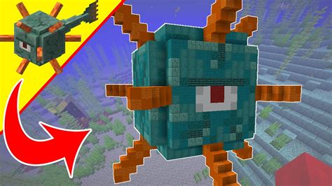 Guardian Statue - Mob Build Tutorial - Minecraft Guardian Statue - YouTube