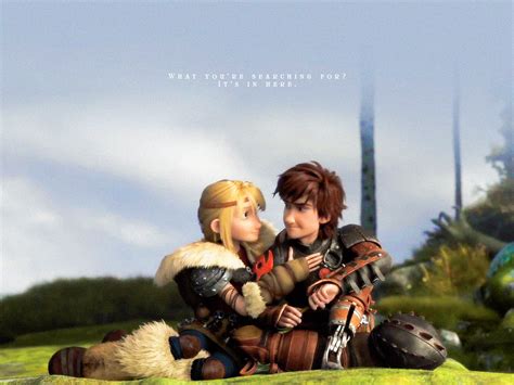 Hiccup and Astrid Wallpaper - How to Train Your Dragon Wallpaper ...