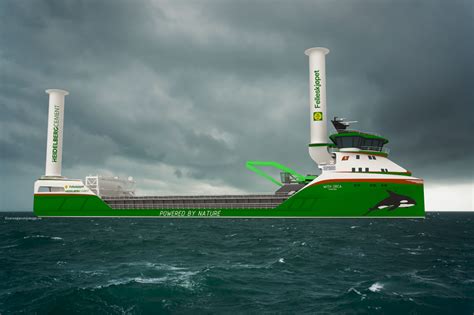 World’s First Zero-Emission Wind and Hydrogen Power Cargo Ship