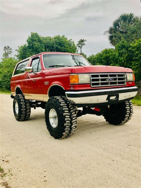 1988 Ford Bronco Eddie Bauer lifted 4X4 only 68k miles NO RESERVE - Classic Ford Bronco 1988 for ...