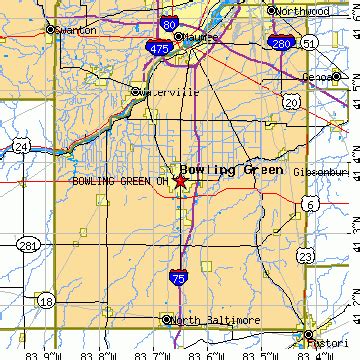 Bowling Green Ohio OH Population Data Races Housing Economy | Maps Of Ohio