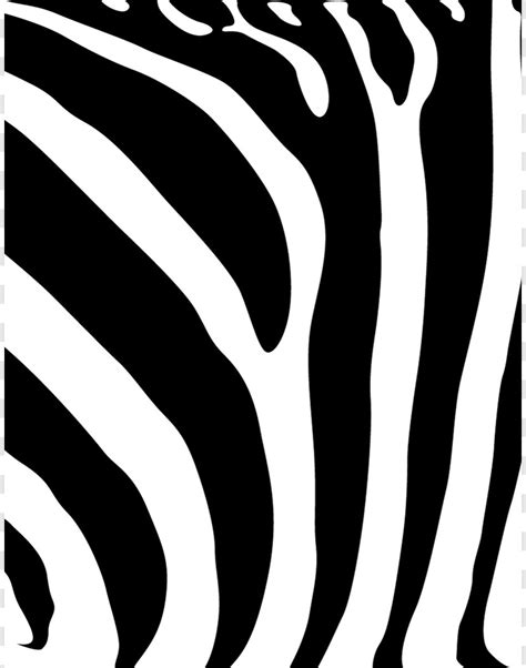 Zebra Stripe Animal Print Clip Art - Cliparts Transparent PNG