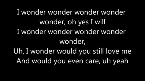 Wondering Lyrics