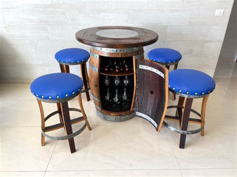 An Investment In Oak: Wine Barrel Furniture - Oak Wood Wine Barrels