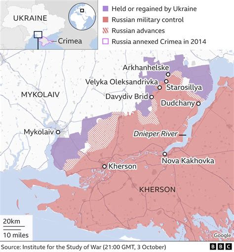 Ukraine regains Kherson villages from Russians