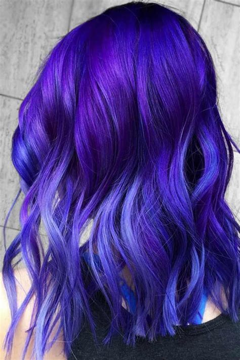 Electric Violet Black #purplehair ️ Dark purple hair is quite bold, and that is a fact. But if ...