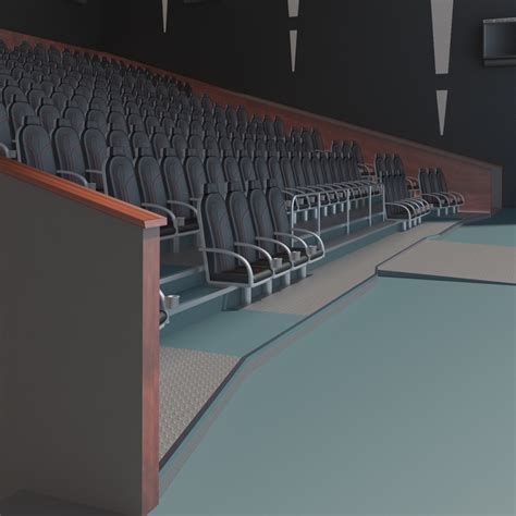 3d imax theatre interior model