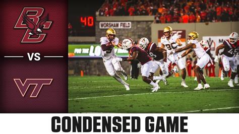 Boston College vs. Virginia Tech Condensed Game | 2022 ACC Football ...