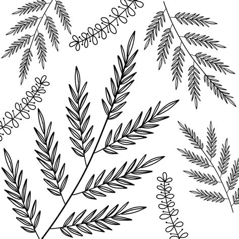 Leaf Pattern Vector 2130265 Vector Art at Vecteezy