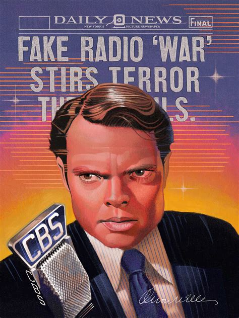 Orson Welles - "War of the Worlds" (1938) | Behance