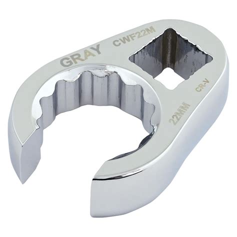 1/2" Drive Metric Flare Nut Crowfoot Wrenches – Gray Tools Online Store