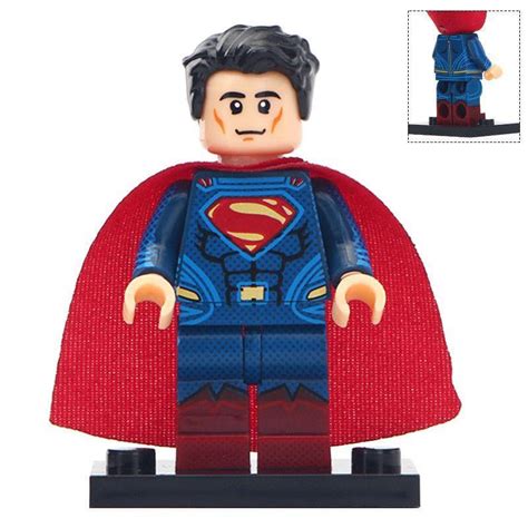 Superman (Justice League) DC Comics Editon Lego Moc Minifigures Gift ...