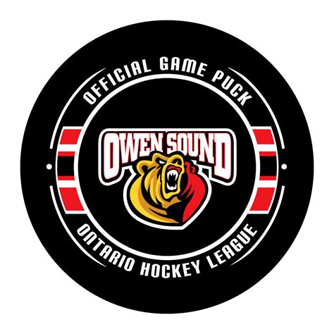 Owen Sound Attack Hockey Puck – Ogre Brand