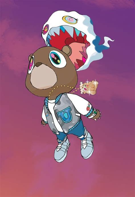 Graduation Bear Kanye West – Poster | Canvas Wall Art Print - John Sneaker